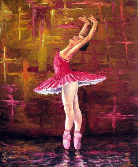 578x700 Unknown Artist Ballerina Painting Best Paintings For Sale - Art Ballerina Painting