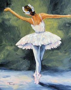 Art Ballerina Painting at PaintingValley.com | Explore collection of ...