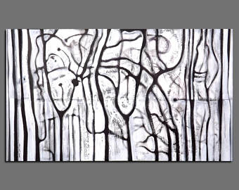 340x270 Painting Etsy Au - Art Black And White Painting