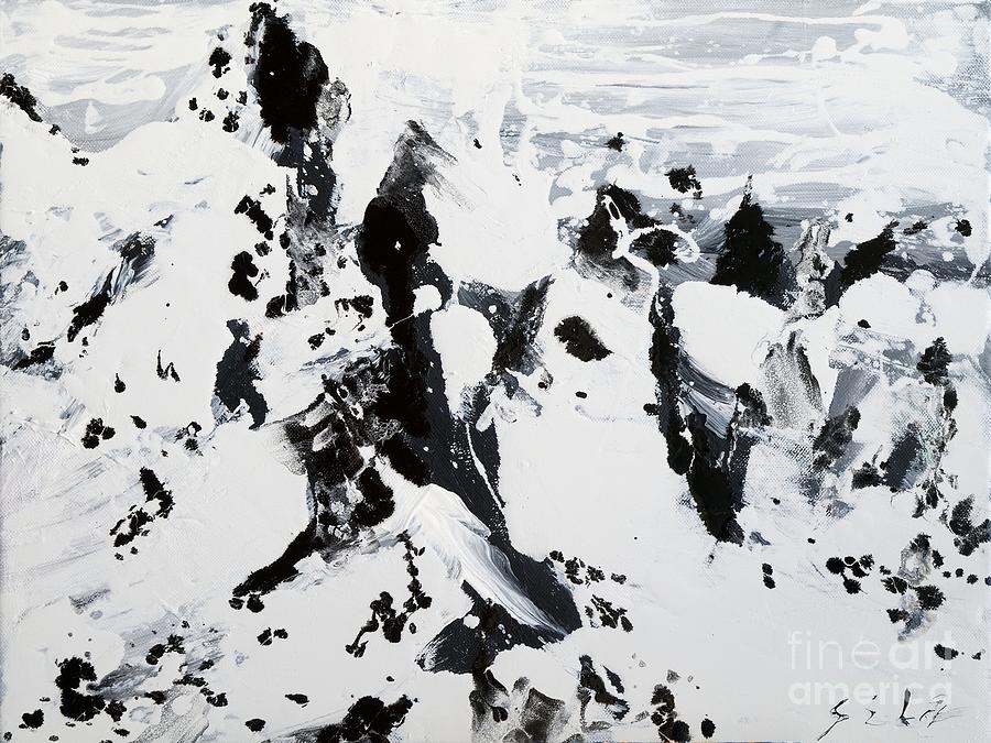 900x675 Black White Painting - Art Black And White Painting
