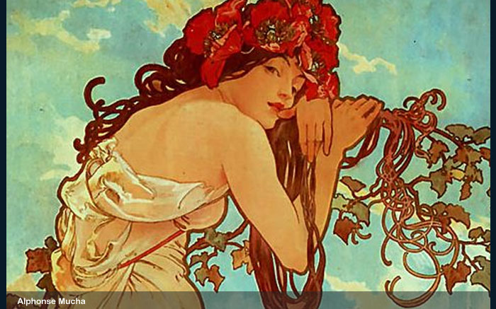 700x437 Sold Out! Paint Art Nouveau, Brasserie Blanc, Southbank, 23 May - Art Deco Painting