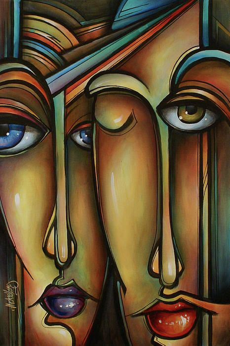 466x700 Art Deco Artists Painting By Michael Lang - Art Deco Painting