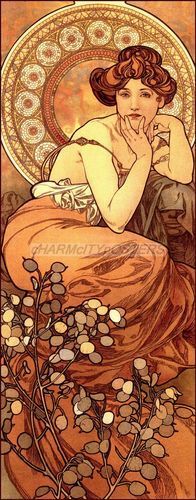 196x500 22 Best Art Deco Women Images On Art Nouveau, Alphonse - Art Deco Woman Painting