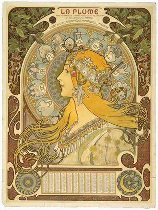 320x426 Vampa Art Nouveau - Art Nouveau Painting