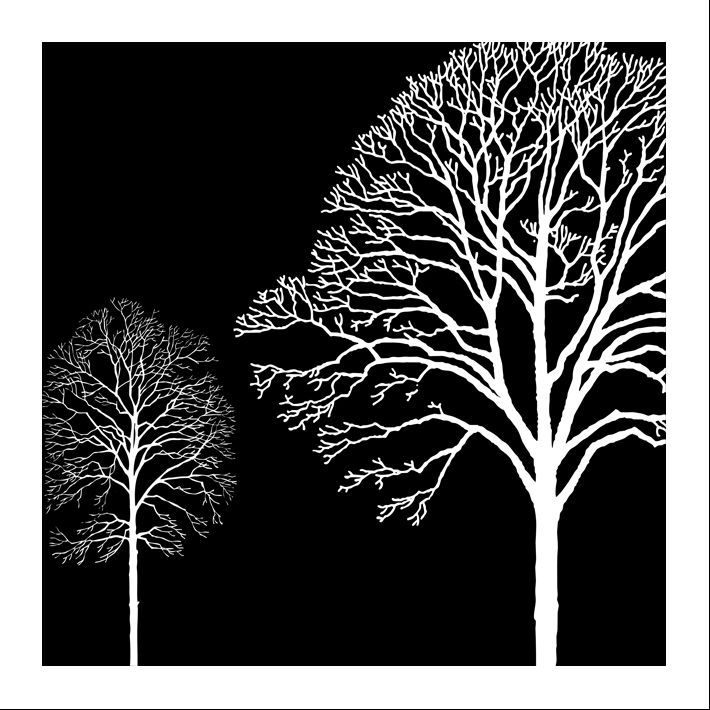710x710 Free Shipping Black White And Red Tree Modern Wall Art Oil - Art Painting Black And White