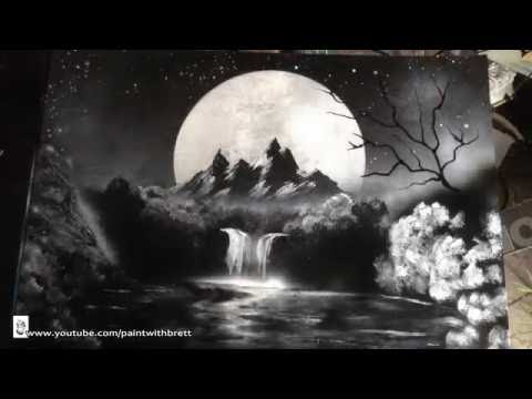 480x360 How To Spray Paint Art - Art Painting Black And White