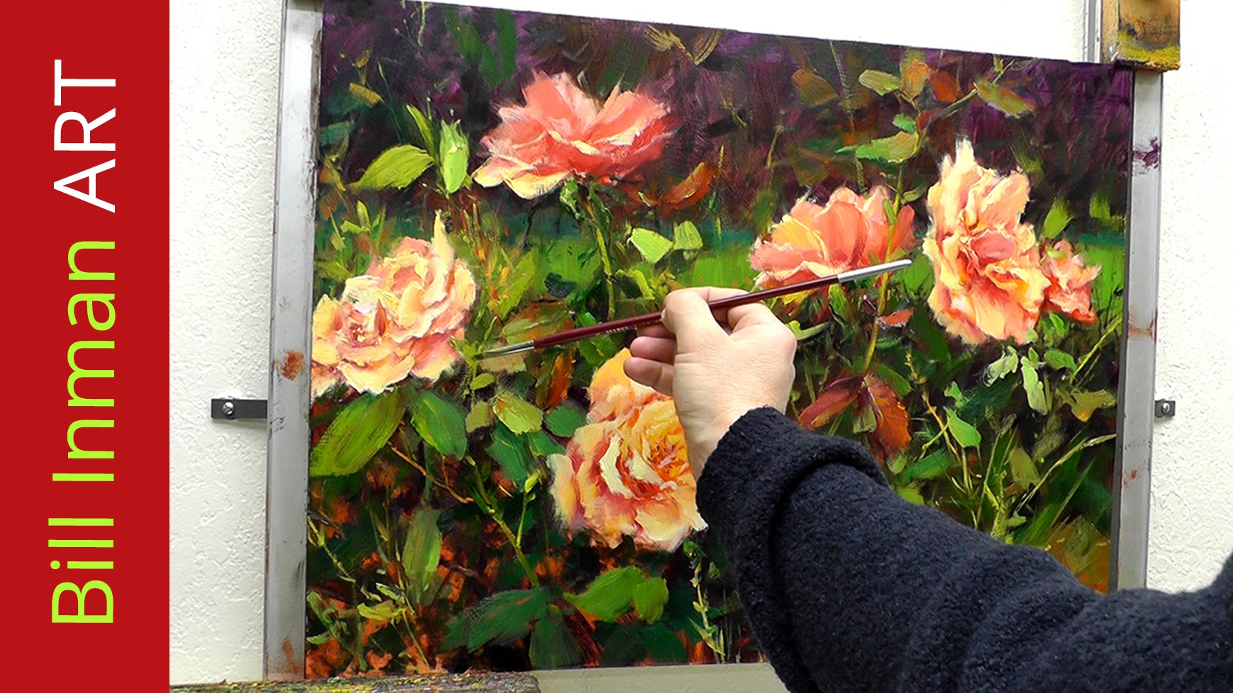 1739x978 How To Paint Roses - Art Painting Classes