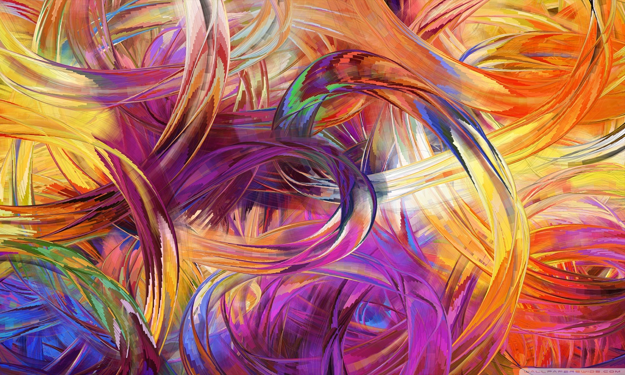 1280x768 Finger Painting Art 4k Hd Desktop Wallpaper For 4k Ultra Hd Tv - Art Painting Pictures