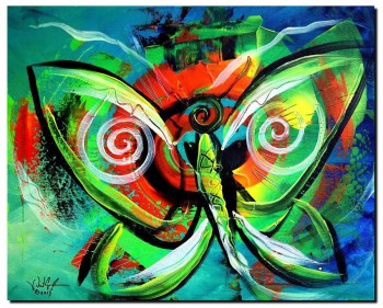350x281 Butterflies Abstract And Modern Fish Art - Art Work Painting