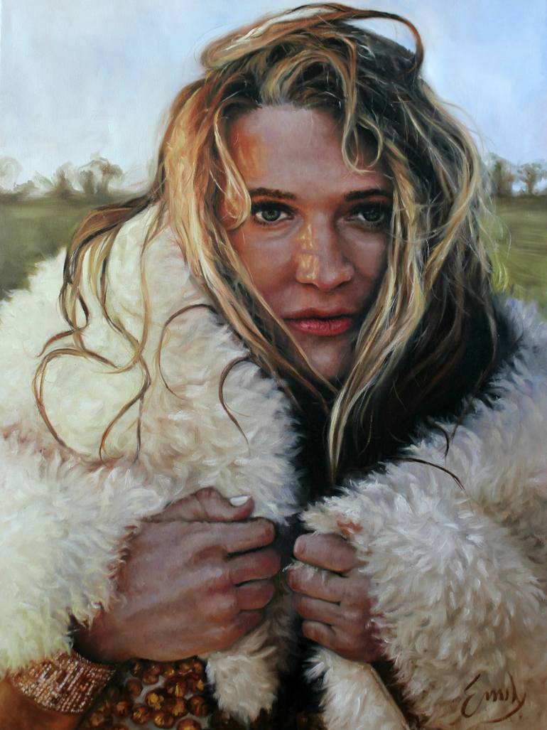 770x1027 Saatchi Art Artemis Painting By Emily Sconyers - Artemis Painting