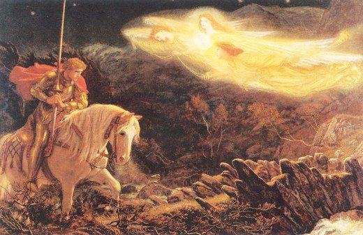 520x337 The Pre Raphaelite Paintings Of King Arthur, The Arthurian Legends - Arthurian Painting