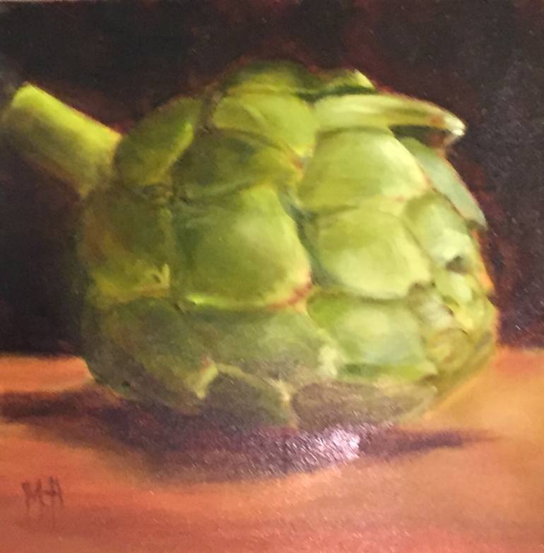 770x783 Saatchi Art Artichoke Painting By Mb Hucker - Artichoke Painting