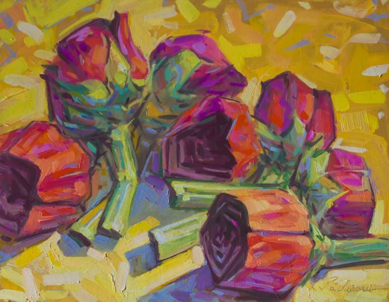770x599 Saatchi Art Artichoke Painting By Vlad Paduraru - Artichoke Painting