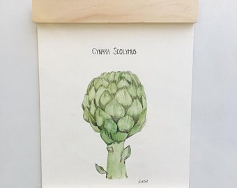 340x270 Artichoke Painting Etsy - Artichoke Painting