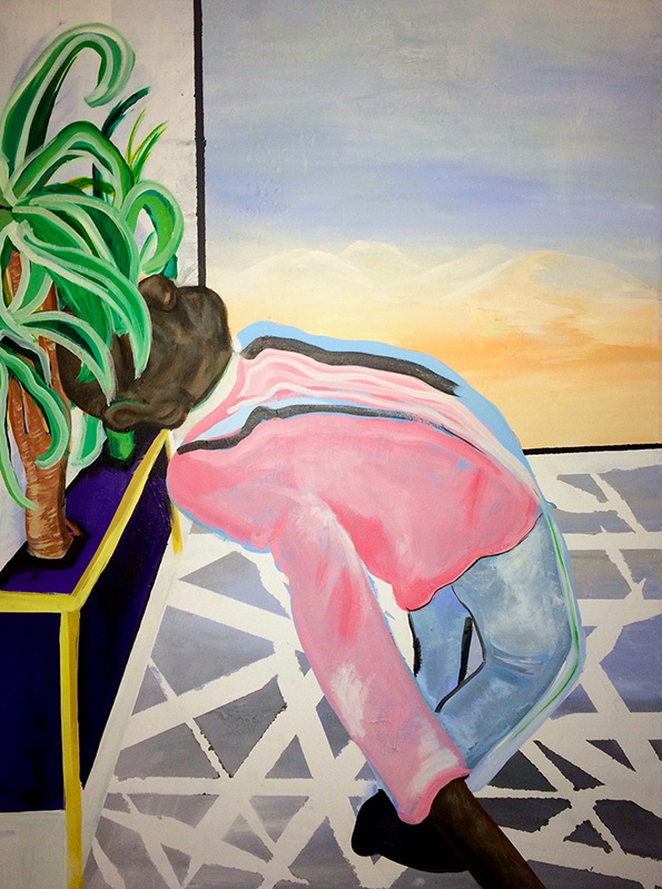 595x799 It's Nice That Artist Erin Armstrong's Relaxed Figures Are - Artist Armstrong Painting