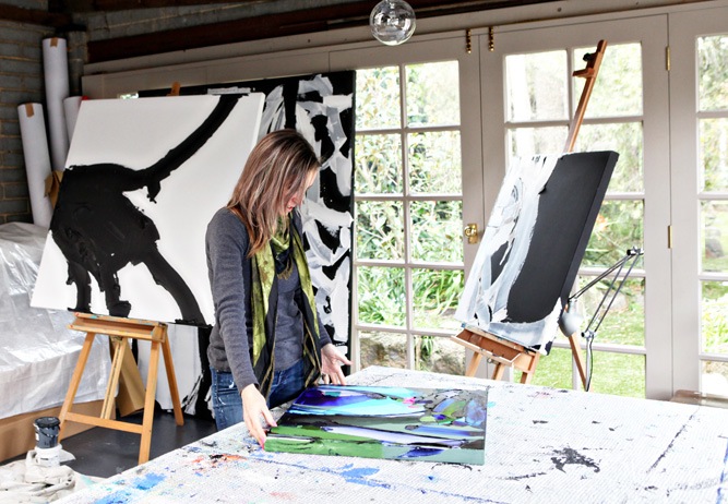 667x462 Kerry Armstrong Australian Artist - Artist Armstrong Painting