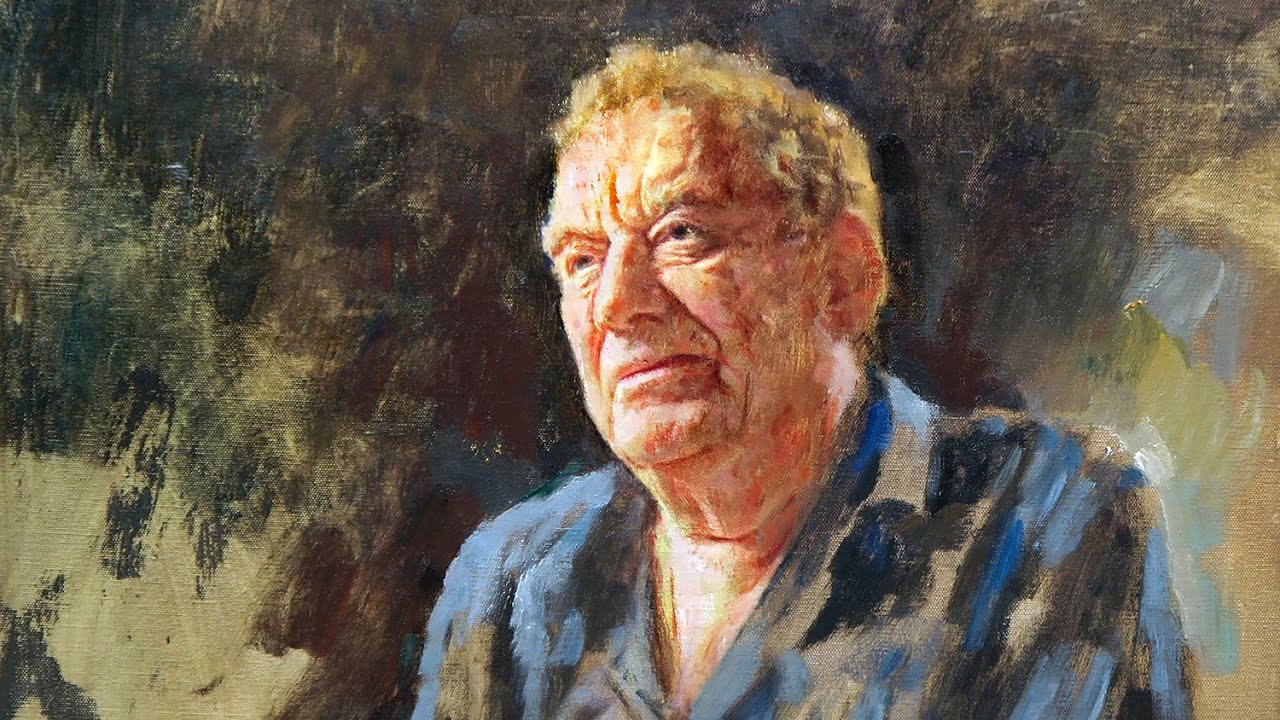1280x720 Portrait Painting Tutorial Of Derek Williams By Paul Barton - Artist Barton Painting