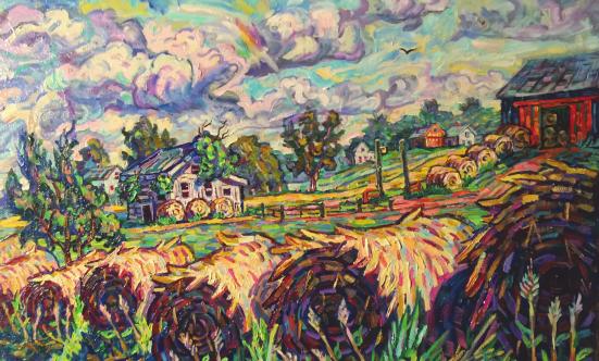 551x332 Two Decades Of Art From Kevin Barton Features Northern Express - Artist Barton Painting