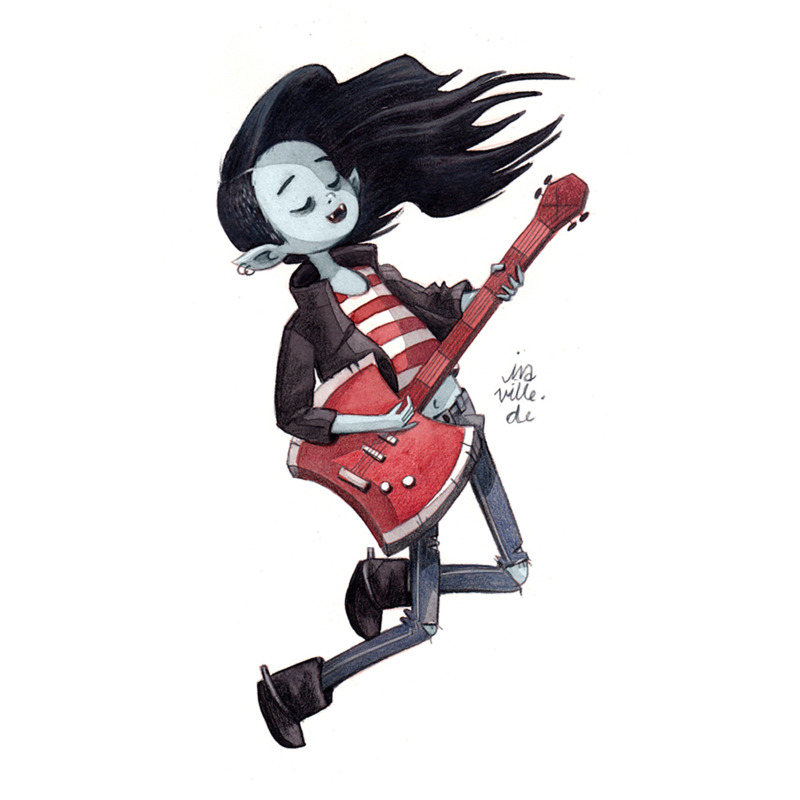 800x800 Adventure Time Drawing Illustration Art Marceline Painting Cartoon - Artist Painting Cartoon
