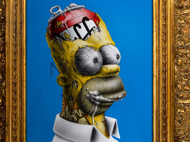 640x479 Distroy Creepy Pencil Drawings Of Famous Cartoon Characters - Artist Painting Cartoon