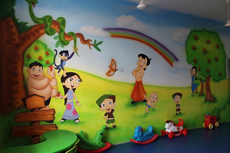 800x533 School Wall Painting Artist Kurnool,play School Paintings Kurnoo - Artist Painting Cartoon