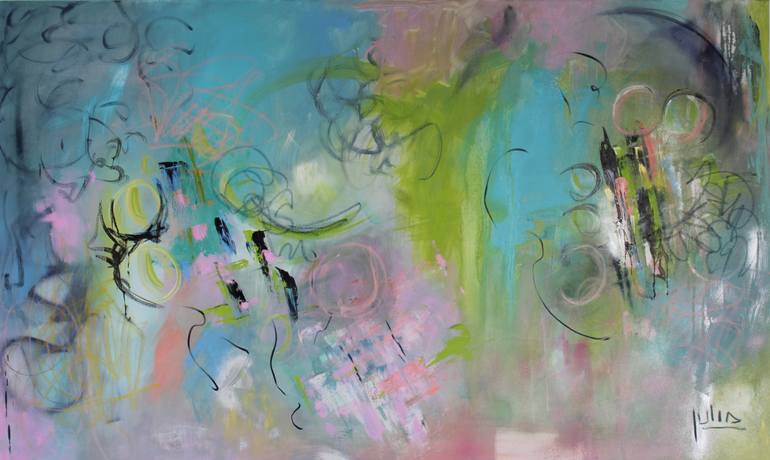 770x460 Saatchi Art Dashing Painting By Julia Rodriguez - Artist Rodriguez Painting