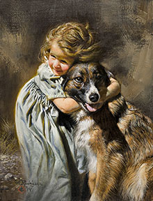 220x288 Alfredo Rodriguez, Artist, Western Figurative Artist, Masters - Artist Rodriguez Painting