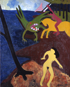 300x373 Bob Thompson The Brooklyn Rail - Artist Thompson Oil Painting