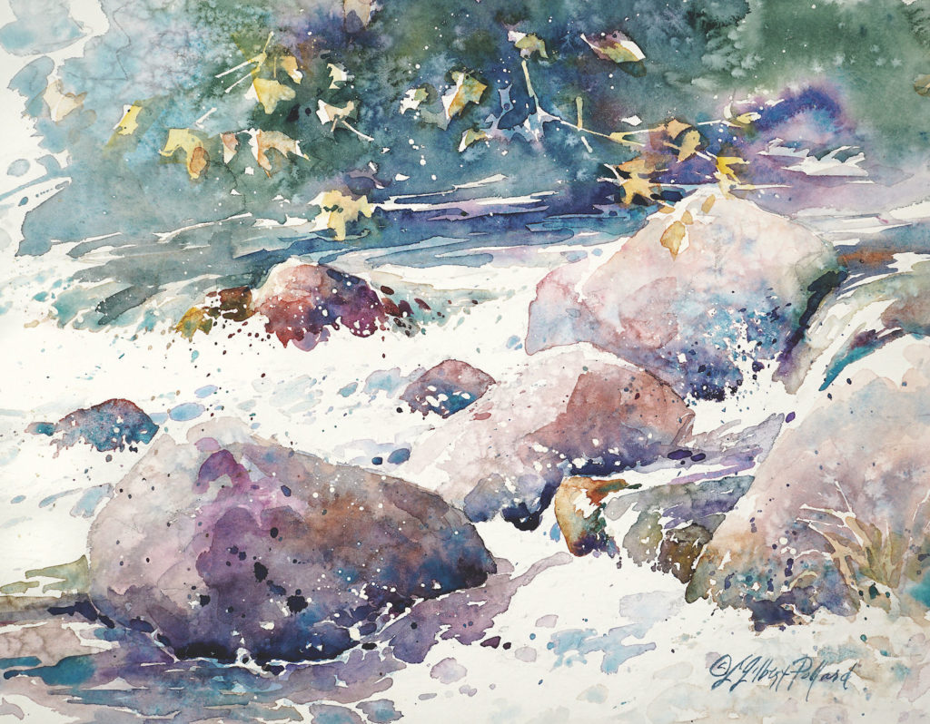 1024x798 How To Paint Rocks - Artist Watercolor Painting