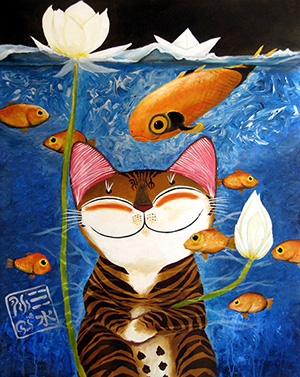 Artists Who Painting Cats at PaintingValley.com | Explore collection of ...