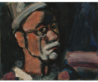 400x336 The Spontaneous Style Of George Rouault Ackerman's Fine Art - Artists Who Painting Clowns