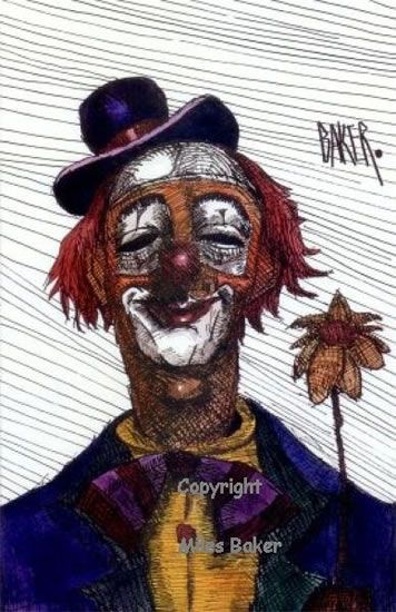 356x550 Amedeo By Miles Baker - Artists Who Painting Clowns
