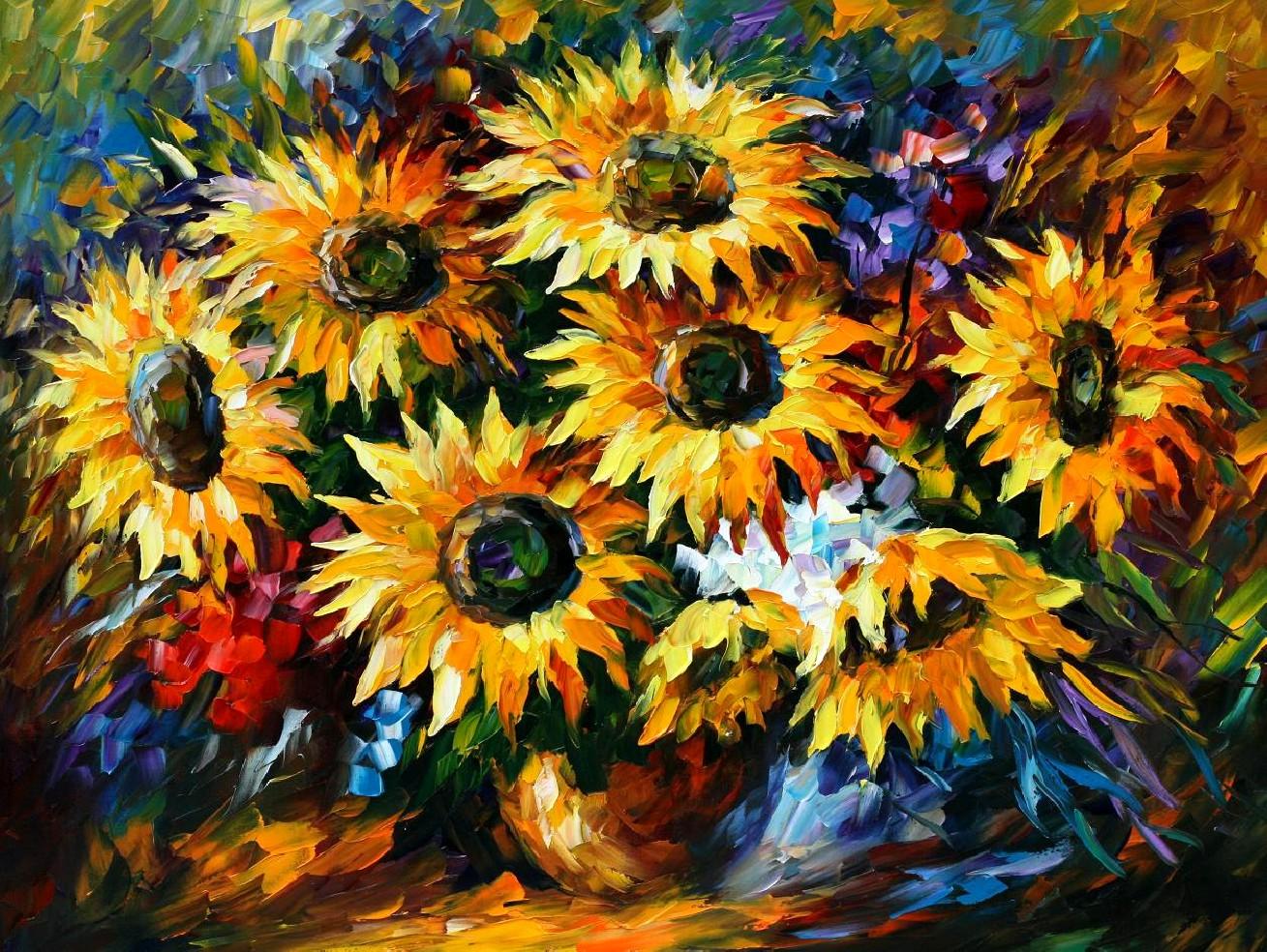 1309x984 35 Paintings Of Flowers By Famous Artists - Artists Who Painting Flowers