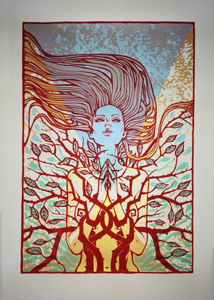 428x600 Idays Festival Malleus Rock Art Lab - As Above So Below Painting