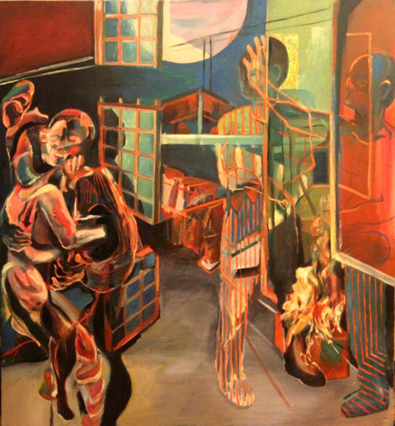 770x831 Saatchi Art As Above, So Below Painting By Lukas Mouka - As Above So Below Painting