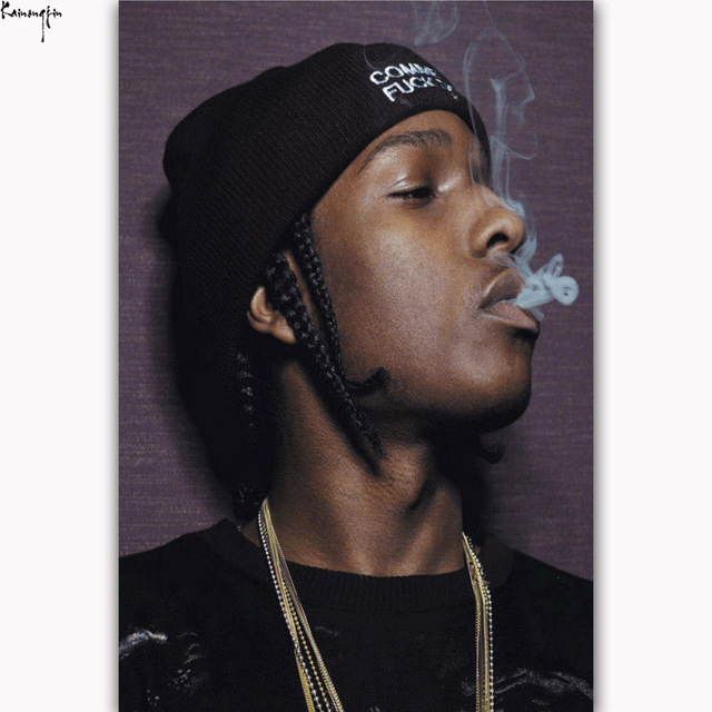 640x640 Zp661 New Asap Rocky American Rapper Hot Music Star Art Poster - Asap Rocky Painting