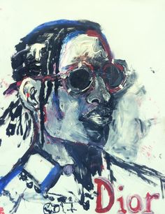 236x306 Asap Rocky Painting Tumblr Art Asap Rocky - Asap Rocky Painting