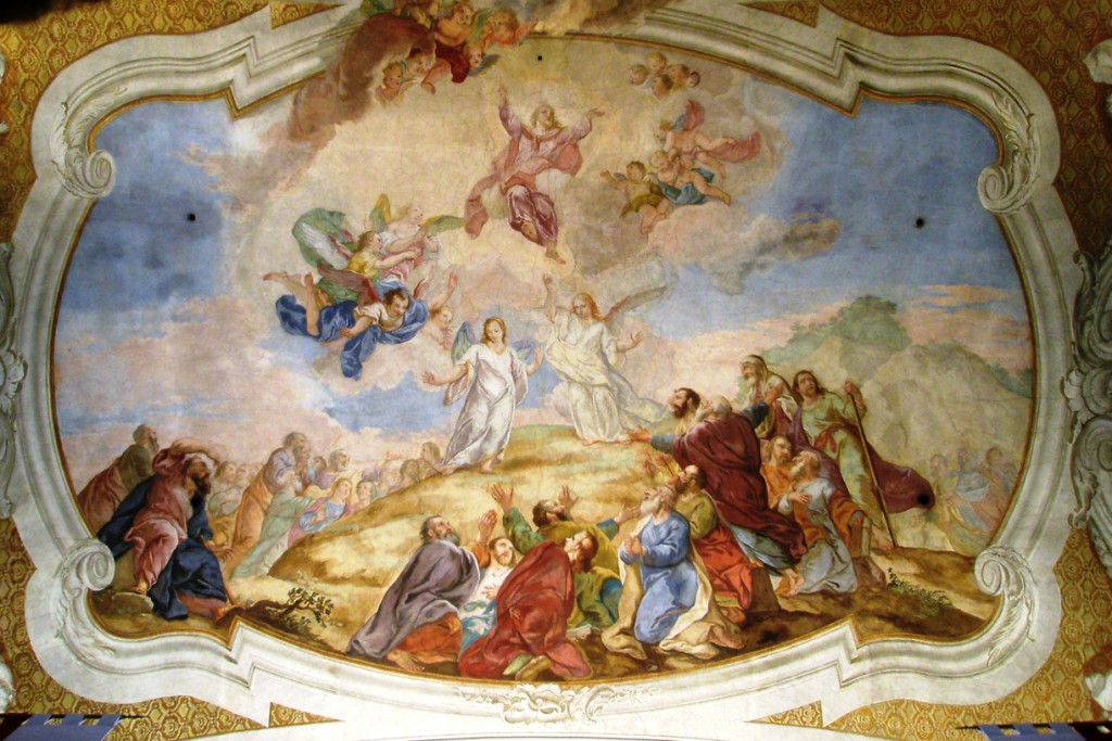 1024x683 A World Going Somewhere (Via Cindy By The Sea) The Sovereign - Ascension Of Christ Painting