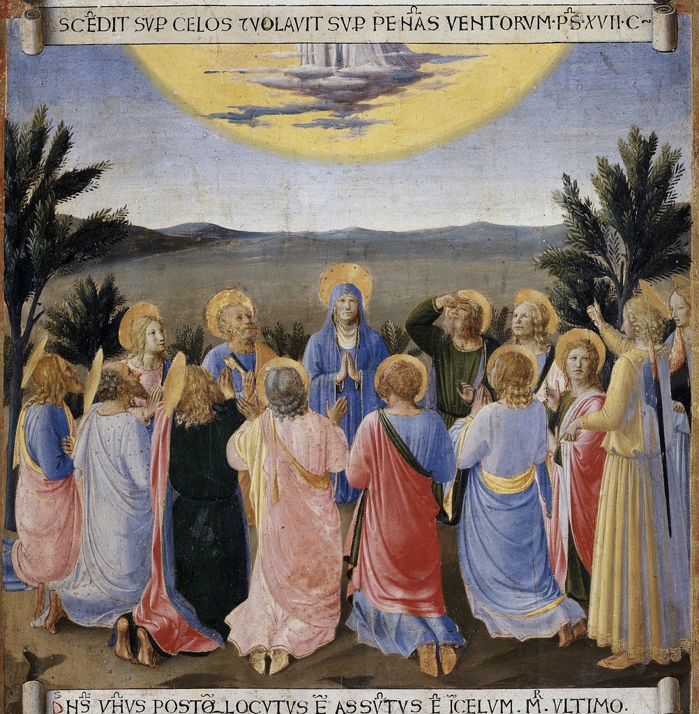 1002x1024 Ascension Of Jesus Christ From The Armadio Degli Argenti Painting - Ascension Of Christ Painting