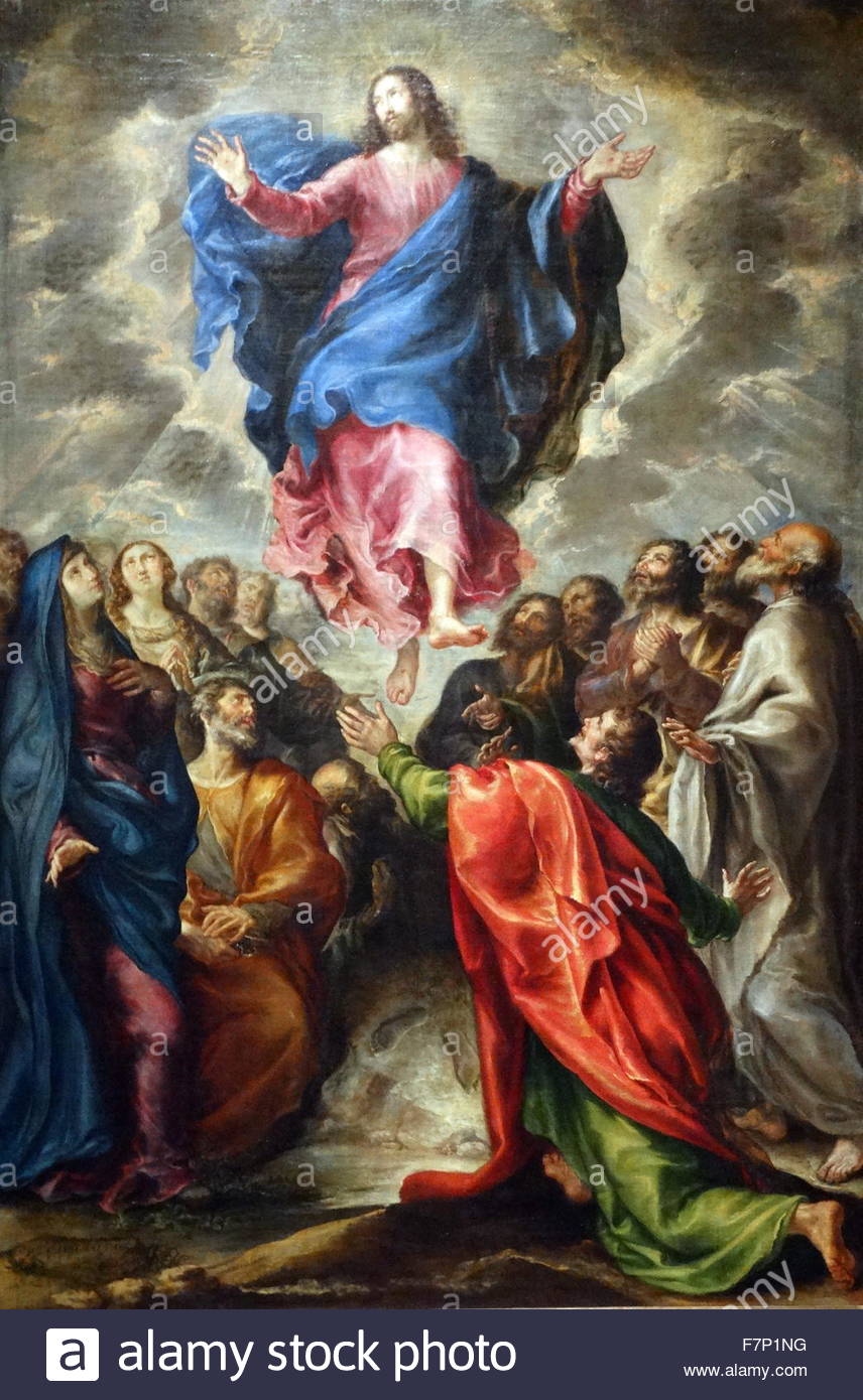 856x1390 Painting Titled - Ascension Of Christ Painting