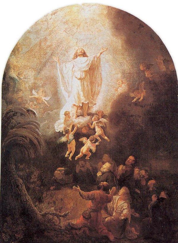 600x817 Rembrandt Harmensz. Van Rijn Ascension - Ascension Of Christ Painting