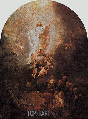 295x400 The Ascension Of Christ Rembrandt Painting 10543 Topofart - Ascension Of Christ Painting
