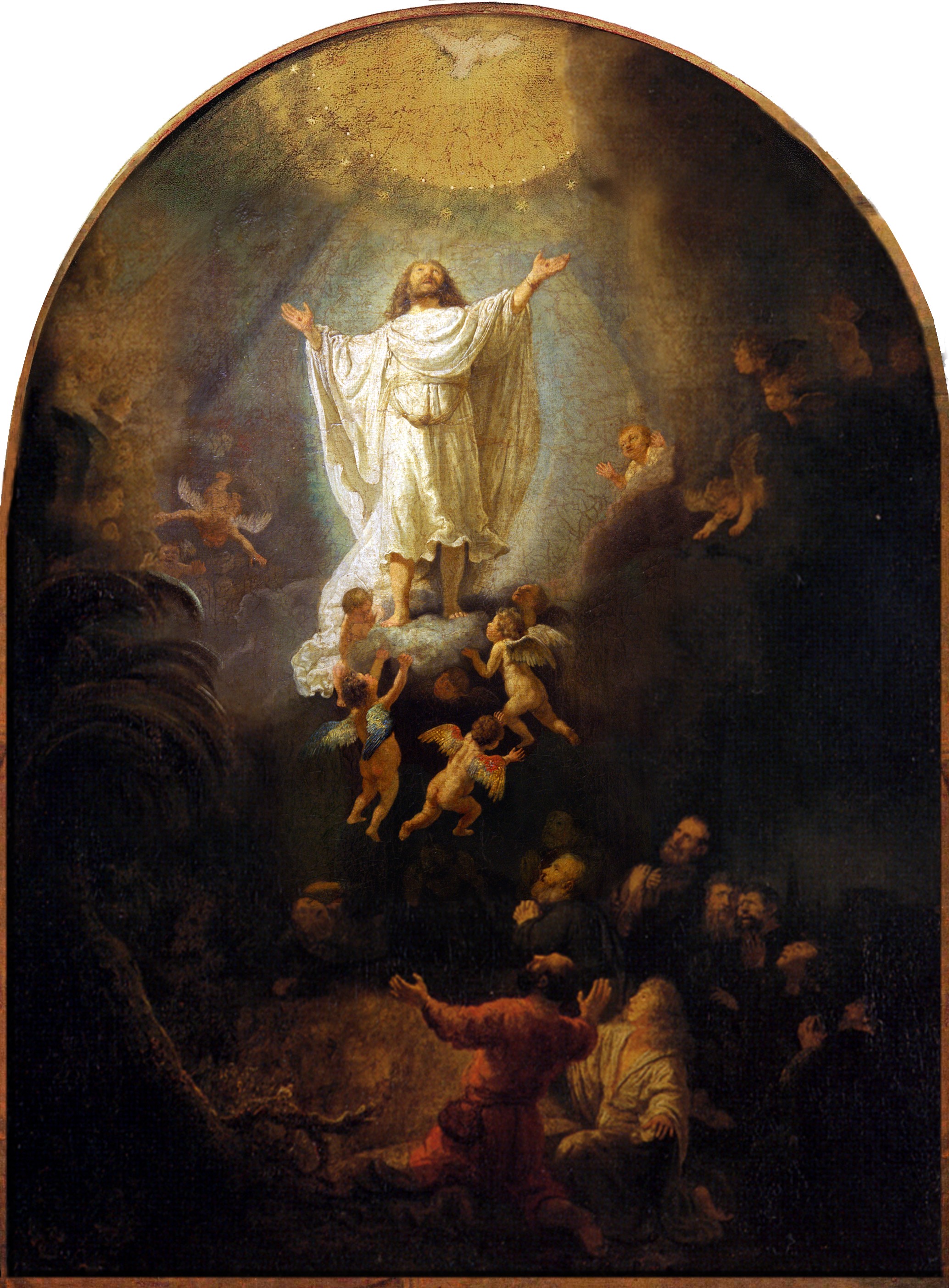 2068x2806 The Ascension Of By Rembrandt Art History Ramblings - Ascension Of Christ Painting