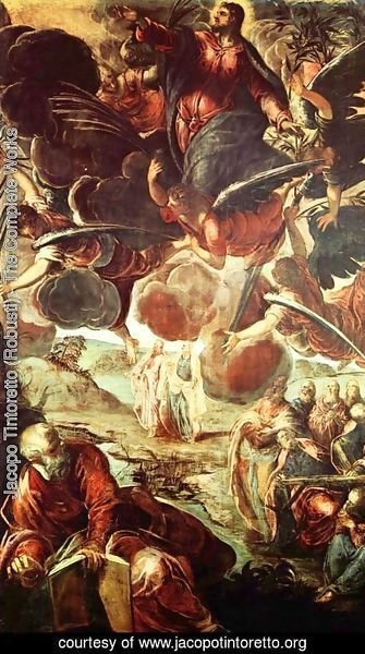 335x600 Jacopo Tintoretto (Robusti) - Ascension Painting
