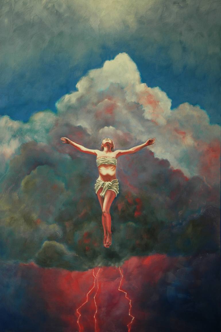 770x1158 Saatchi Art Ascension Painting By Andrei Engelman - Ascension Painting