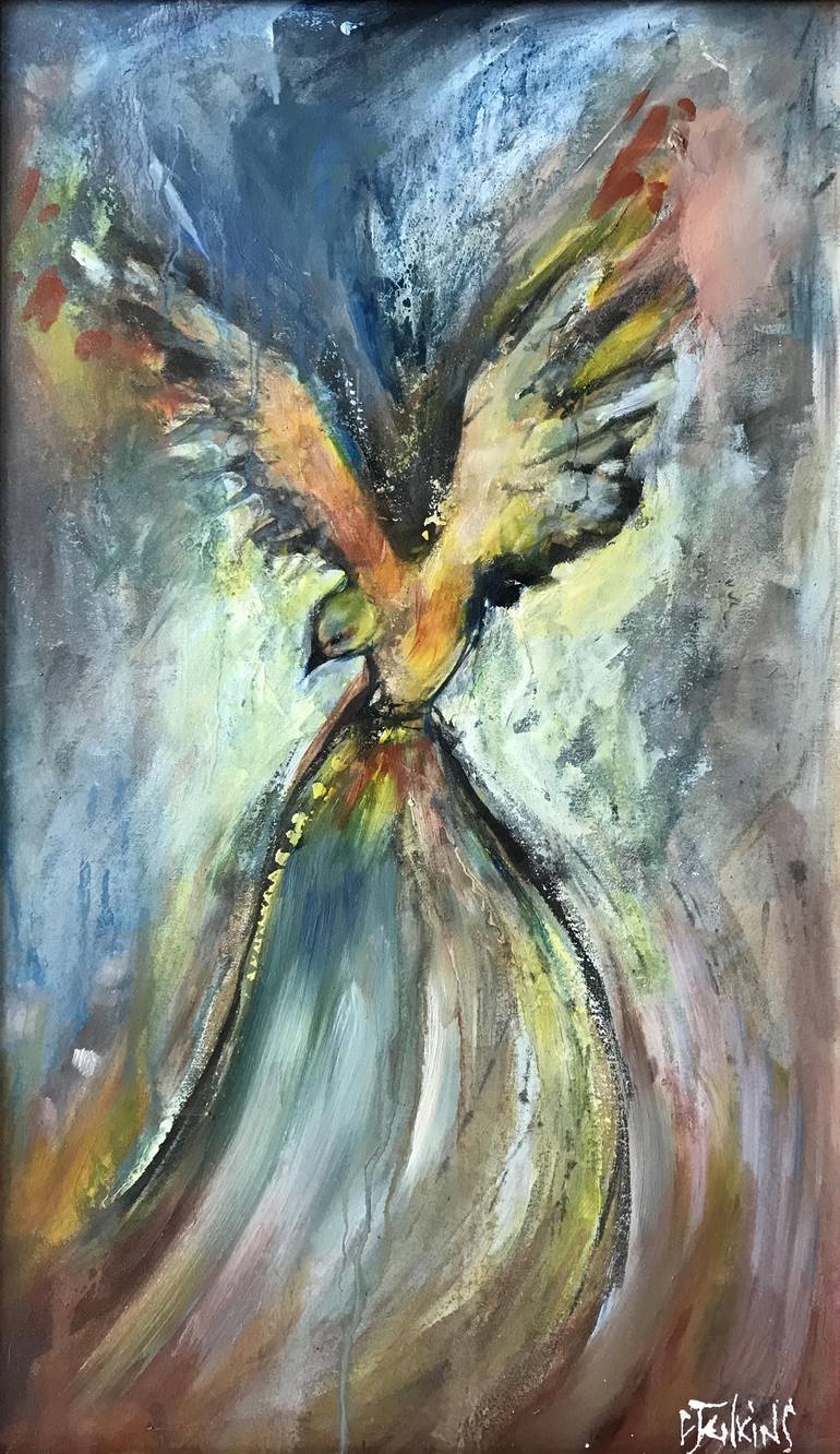 770x1332 Saatchi Art Ascension Painting By Cheryl Jenkins - Ascension Painting