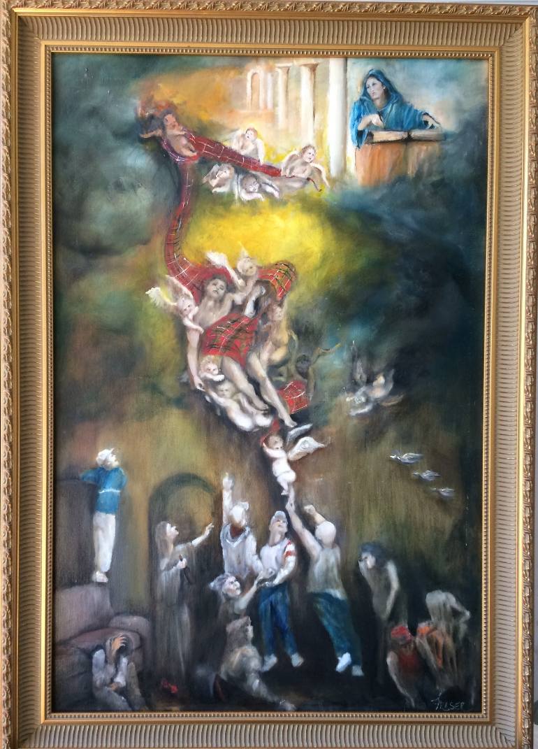 770x1071 Saatchi Art The Ascension Painting By Steve Fraser - Ascension Painting