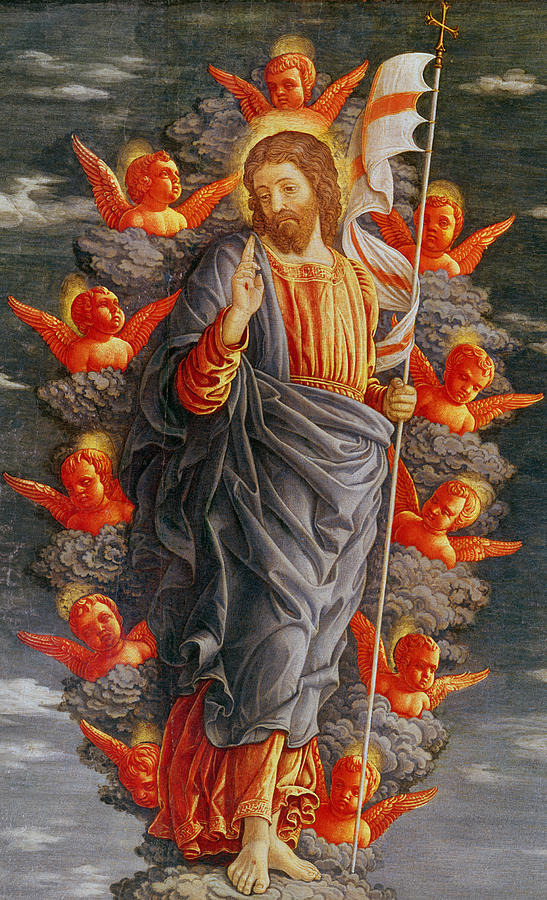 547x900 The Ascension Painting By Andrea Mantegna - Ascension Painting