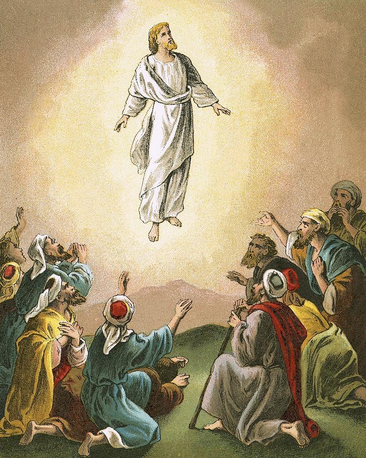 720x900 The Ascension Painting By English School - Ascension Painting