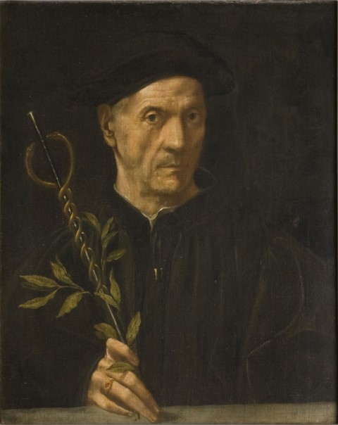 480x604 Caduceus Versus The Staff Of Asclepius Hektoen International - Asclepius Painting